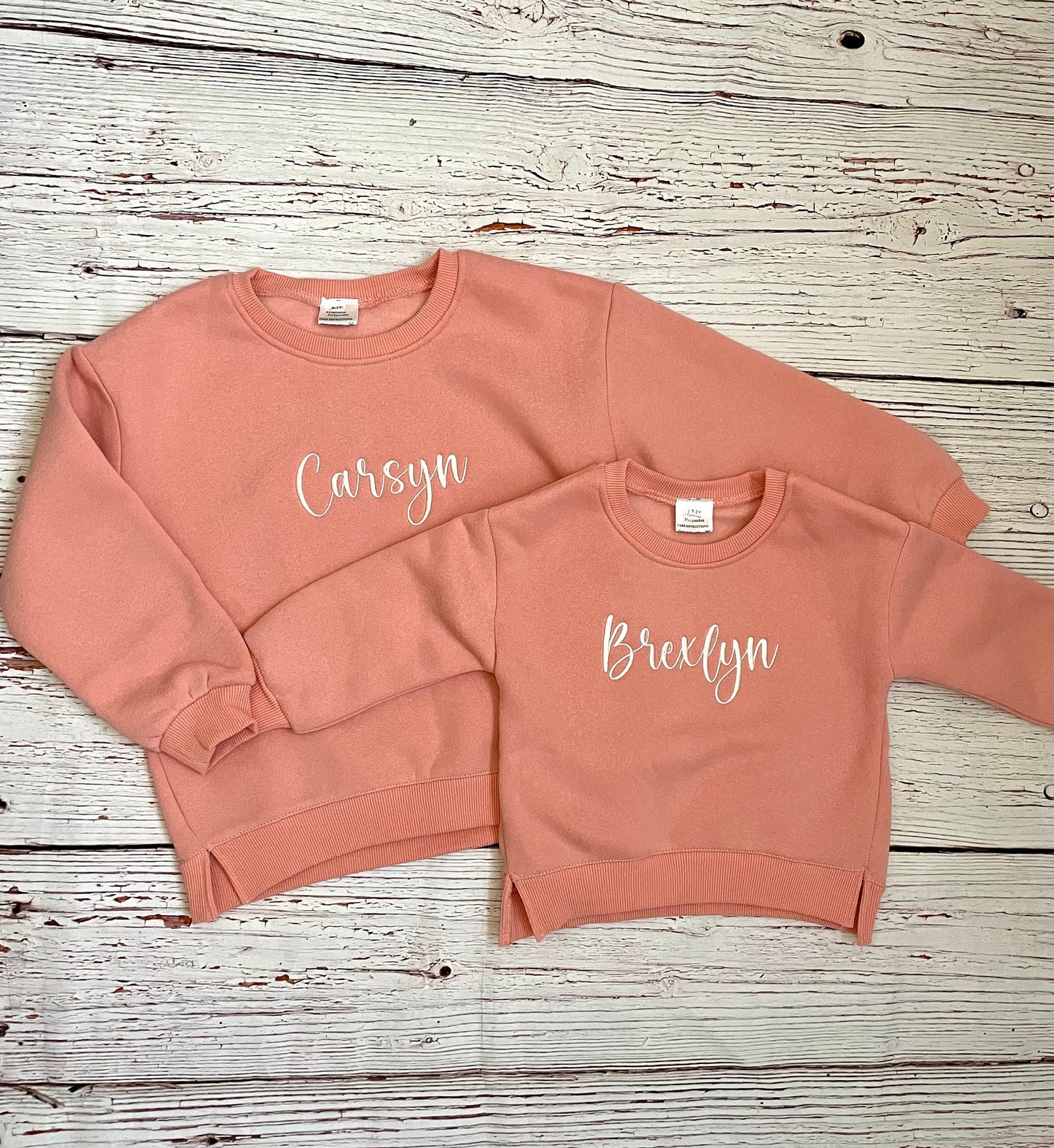 Custom Embroidered Baby & Toddler Crewneck Sweatshirt