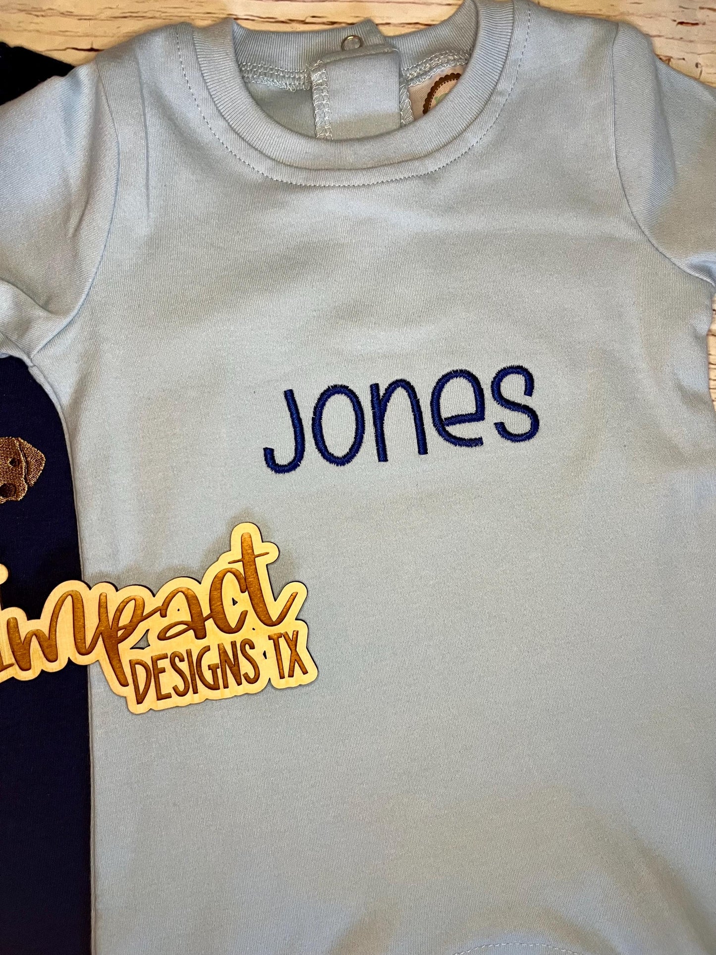 Custom Embroidered Baby Boy Rompers