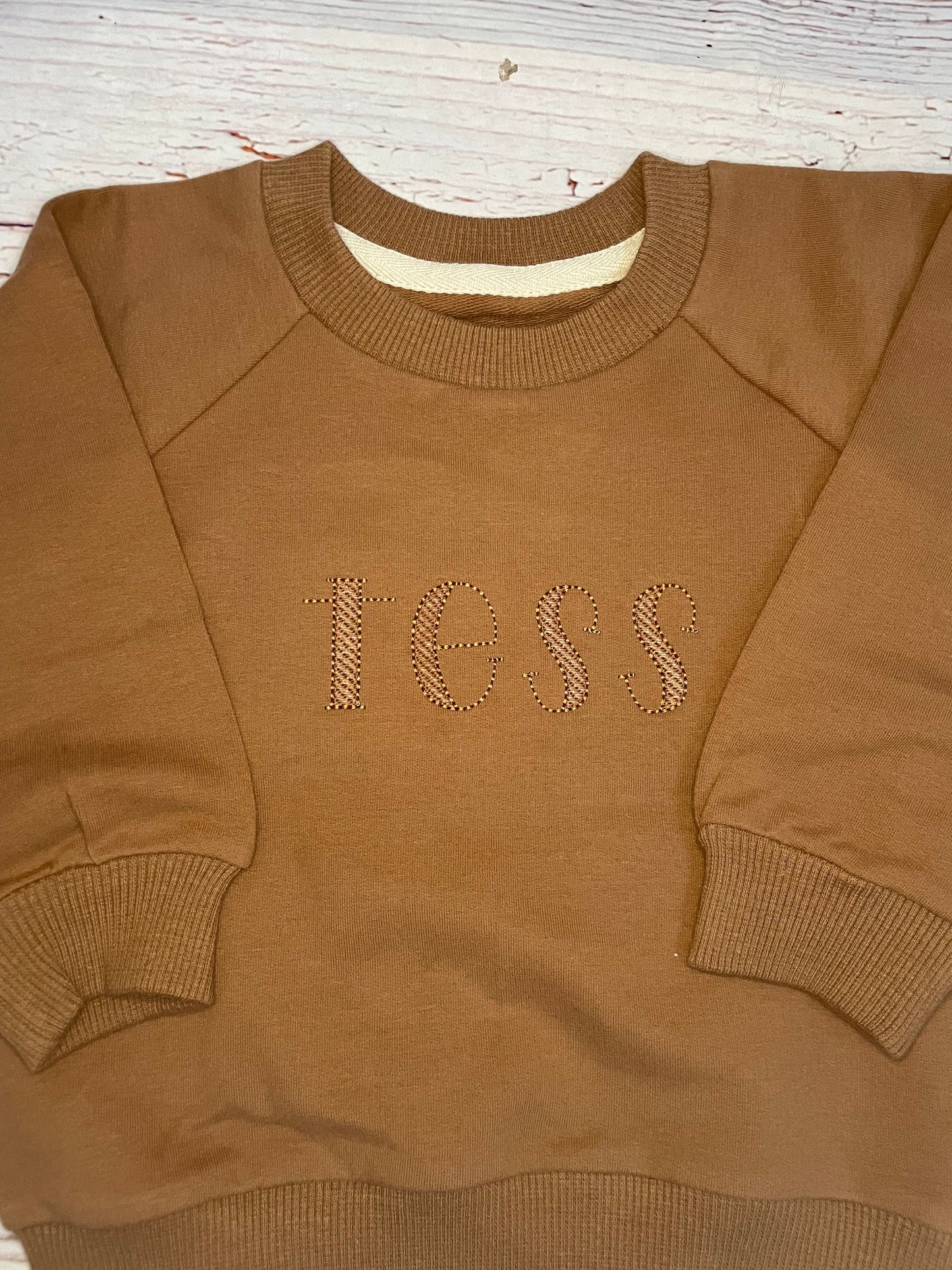 Custom Embroidered Baby & Toddler Crewneck Sweatshirt