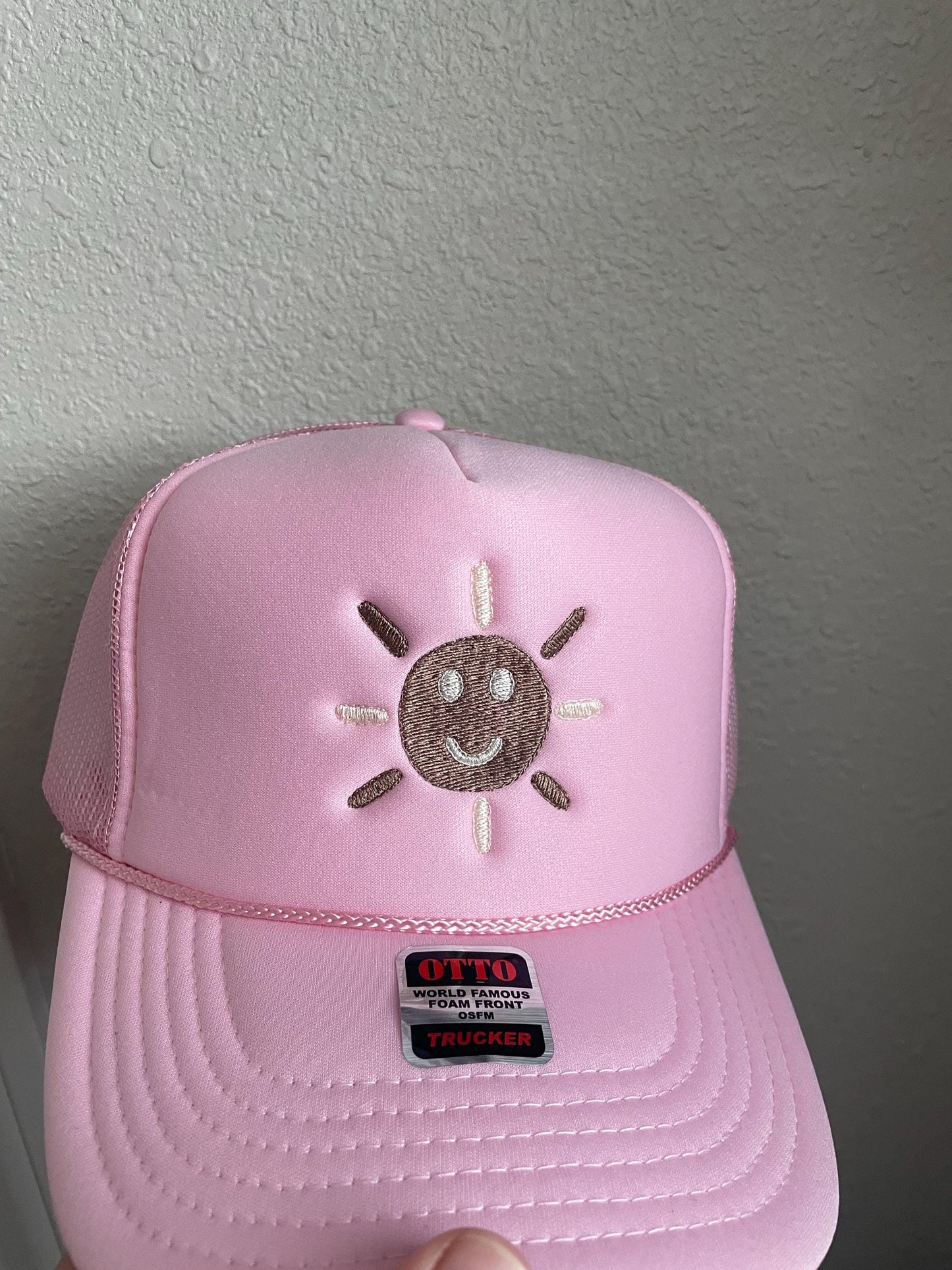 Sun Smiley Foam Trucker Hat