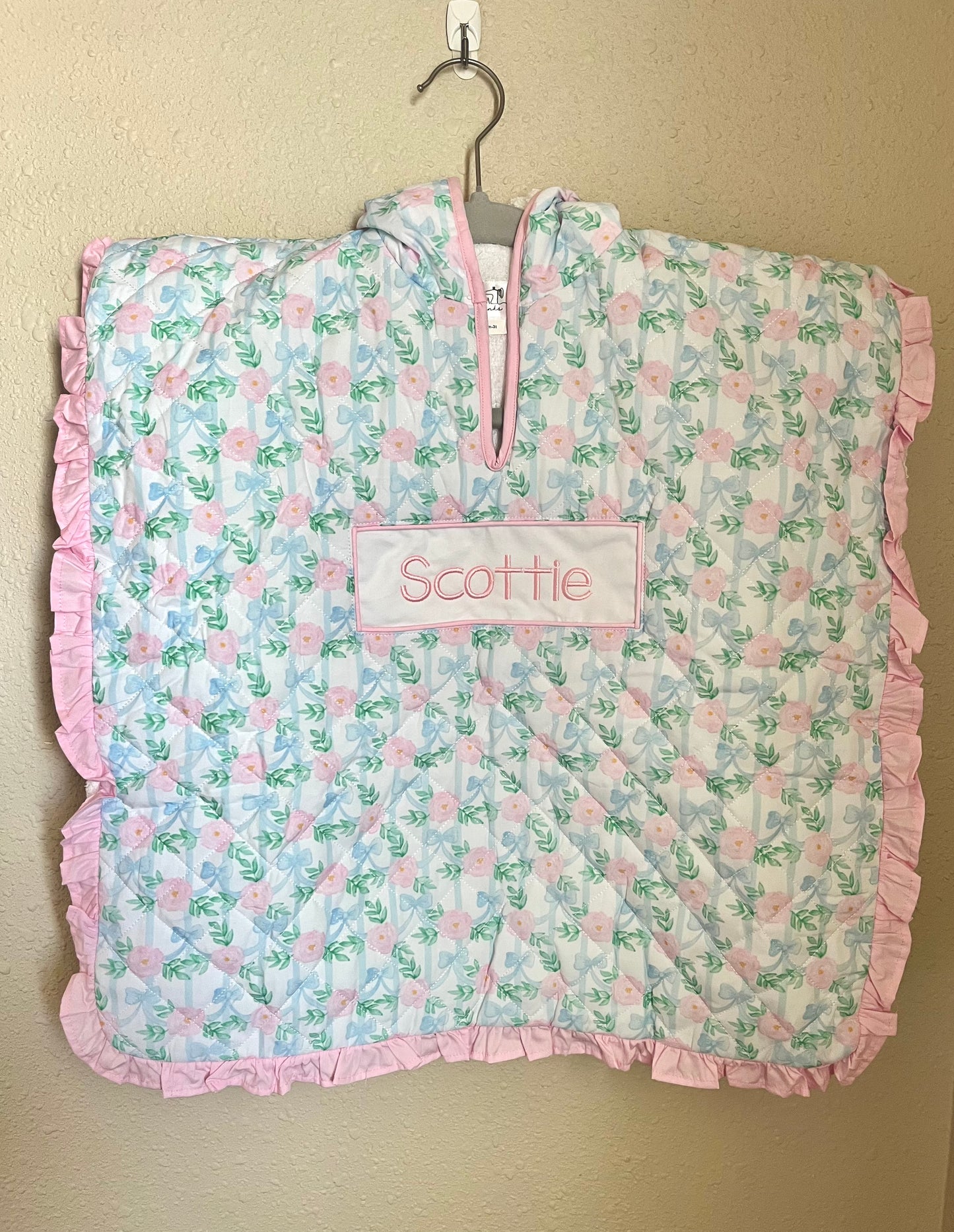 Quilted Hooded Toddler Towels