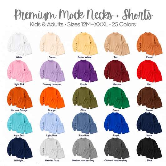 ADULT Mock Neck PREORDER